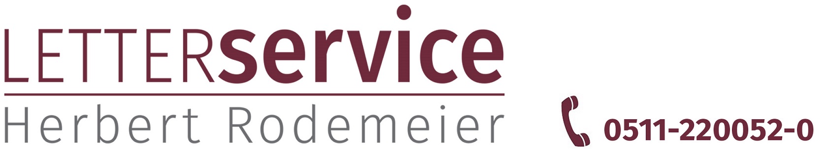 Logo Letterservice Herbert Rodemeier - Lettershop Hannover