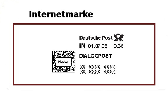 Muster Internetmarke